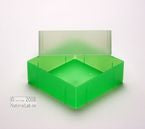 EPPi Box 75 mm height without divider for National Lab sample storage, natural PP
