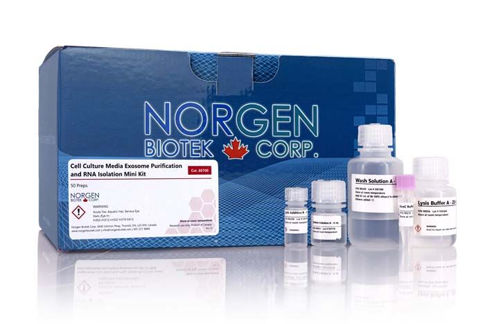 Norgen Cell Culture Media Exosome Purification and RNA Isolation Mini Kit – 50 Preps